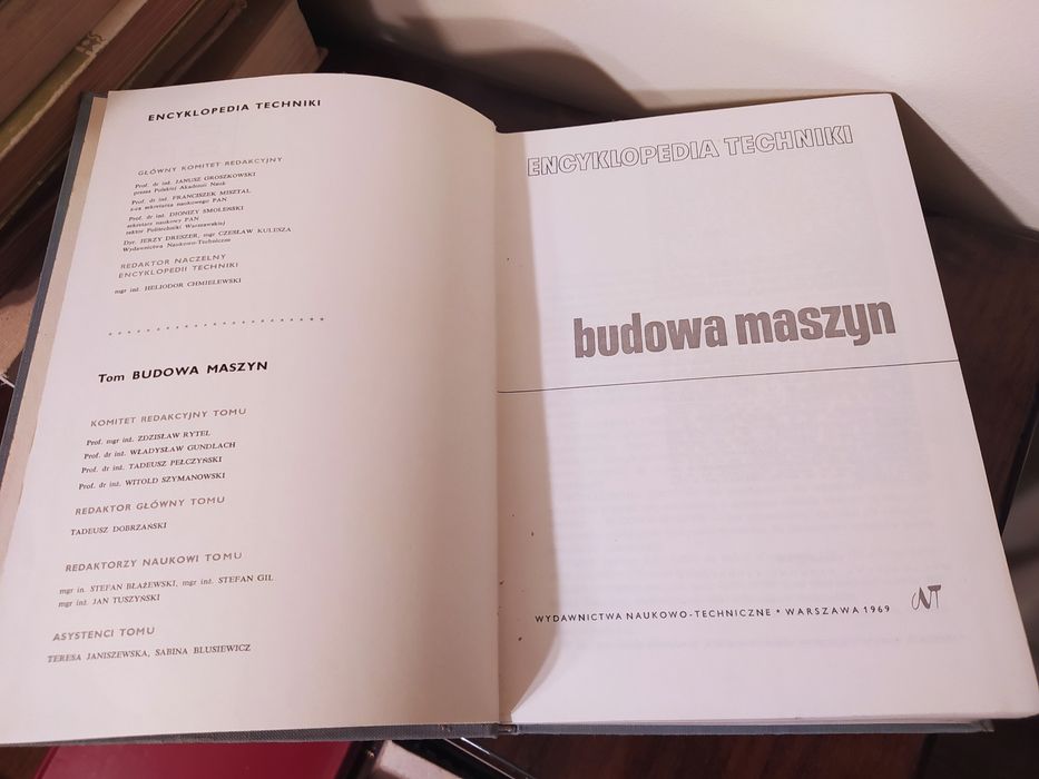 Encyklopedia techniki budowa maszyn