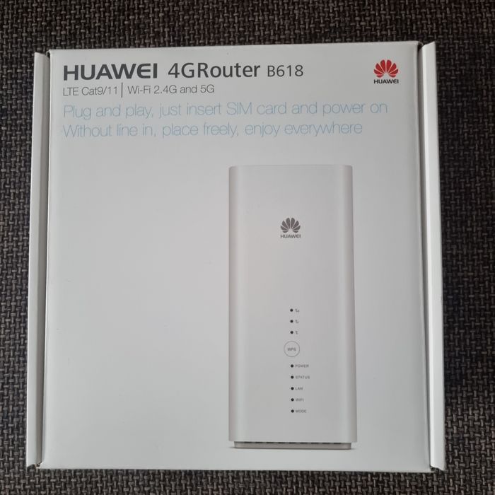 Huawei B618s szybki router bez simlocka LTE cat11 600 Mbps 4G+internet