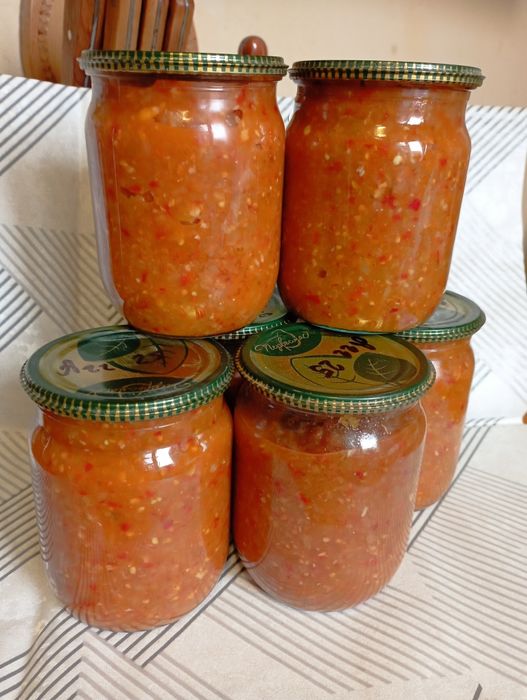 Кабачкова ікра банки по 0,5л