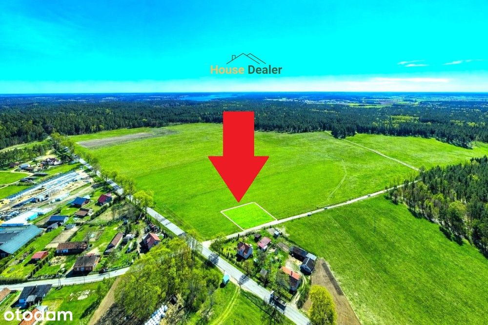 Działka w sercu Mazur Woda Prąd Kanalizacja Gpon