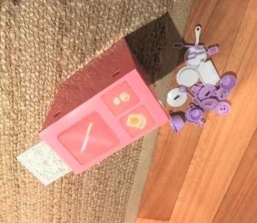 Fogão da Barbie com vários acessórios