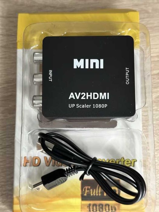 NOVO - Adaptador AV/RCA para HDMI