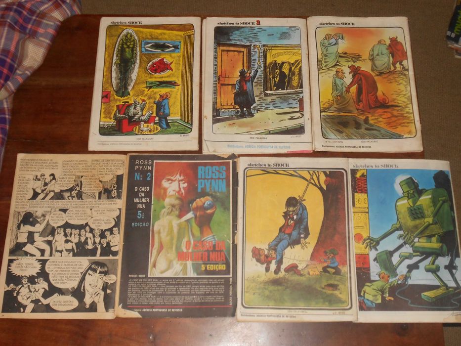 Revistas antigas Zakarella Vampirella Anos 70