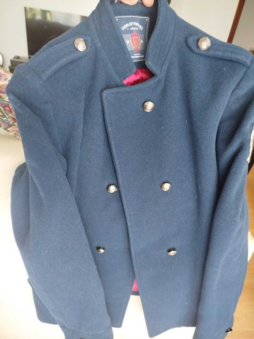 Casaco Estilo Militar Azul Marinho – (Menina)-Lion of Porches