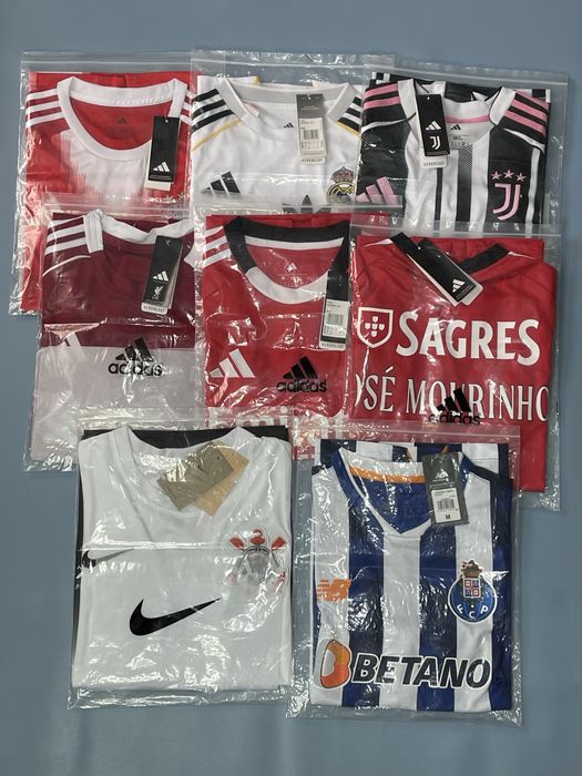 Camisolas de futebol desde 15 €