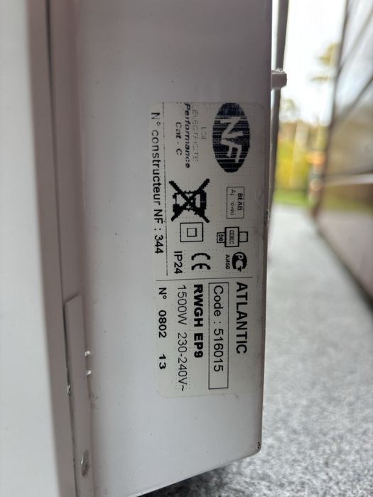 Grzejnik Atlantic 1500W