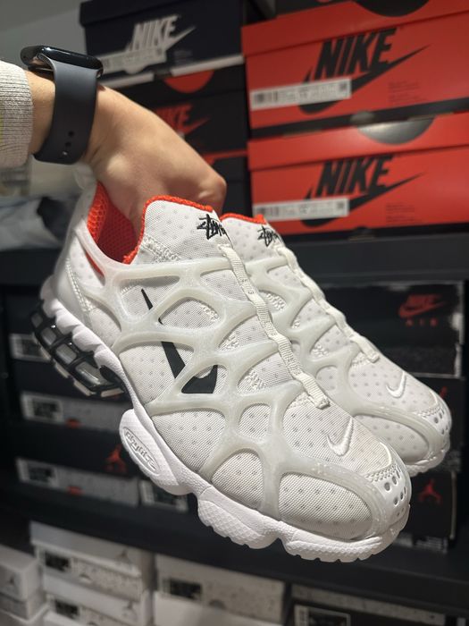Nike Air Kukini Spiridon Cage 2 Stussy White