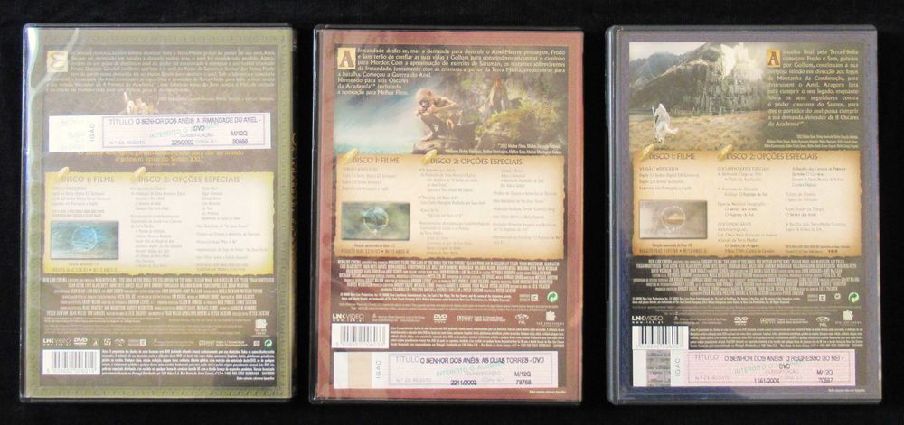 Trilogia O Senhor dos Aneis - DVDs (Ref. 14)