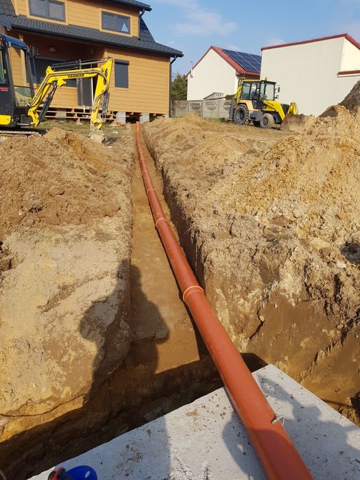 Przyłącza wod-kan, przebicia drogowe, kret