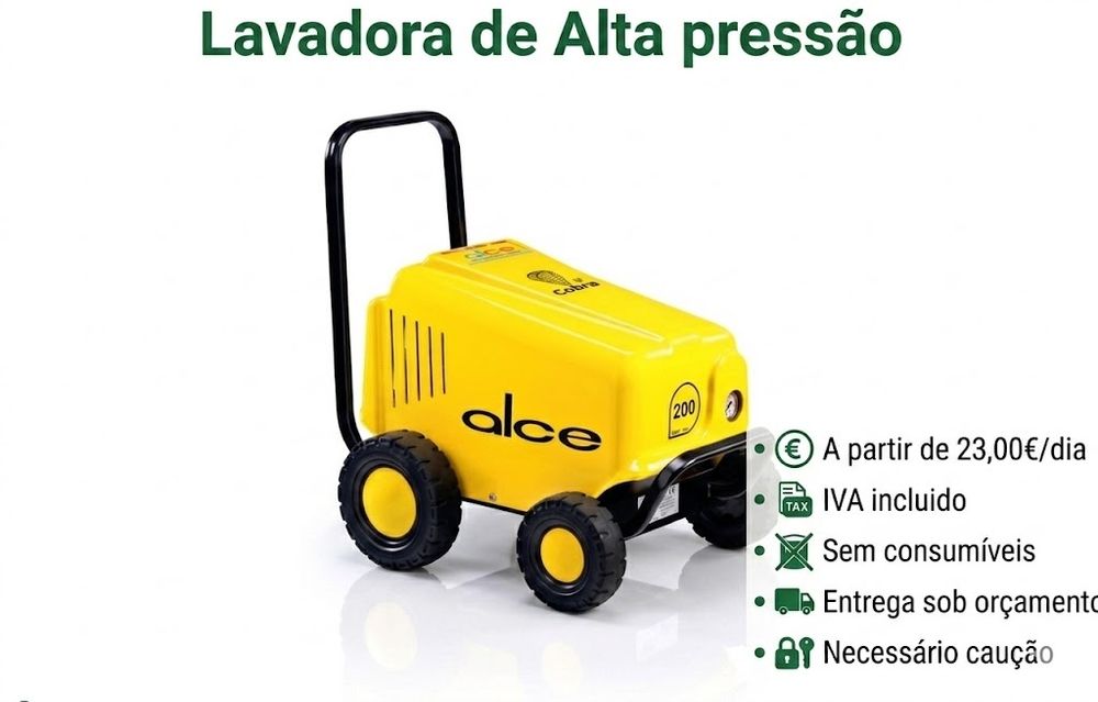 Aluguer de equipamentos de construção civil