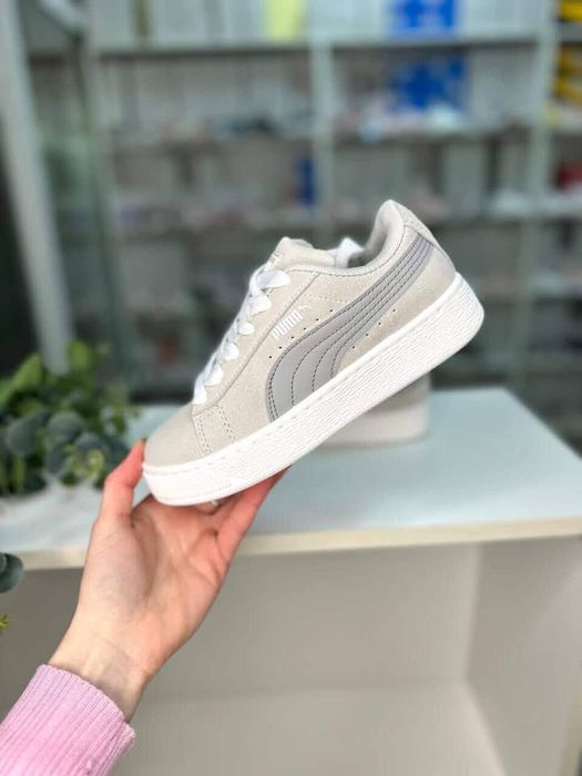 Кросівки пума сірі кроссовки пума серые Puma кросівки для дівчинки