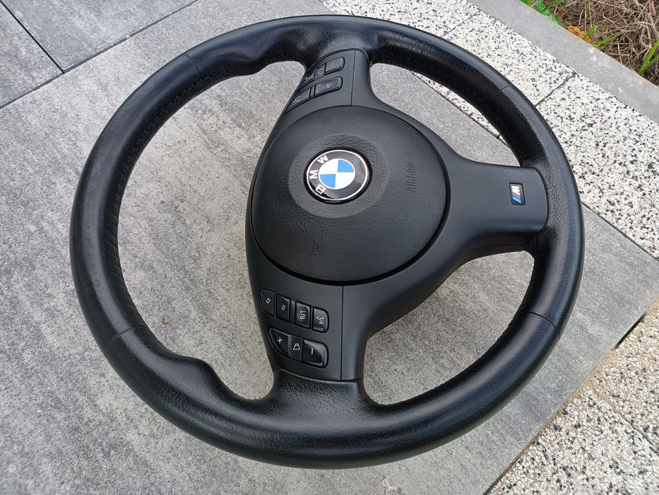 Oryginalna kierownica Mpakiet z multifunkcją BMW E46 E39 E38 X5 E53