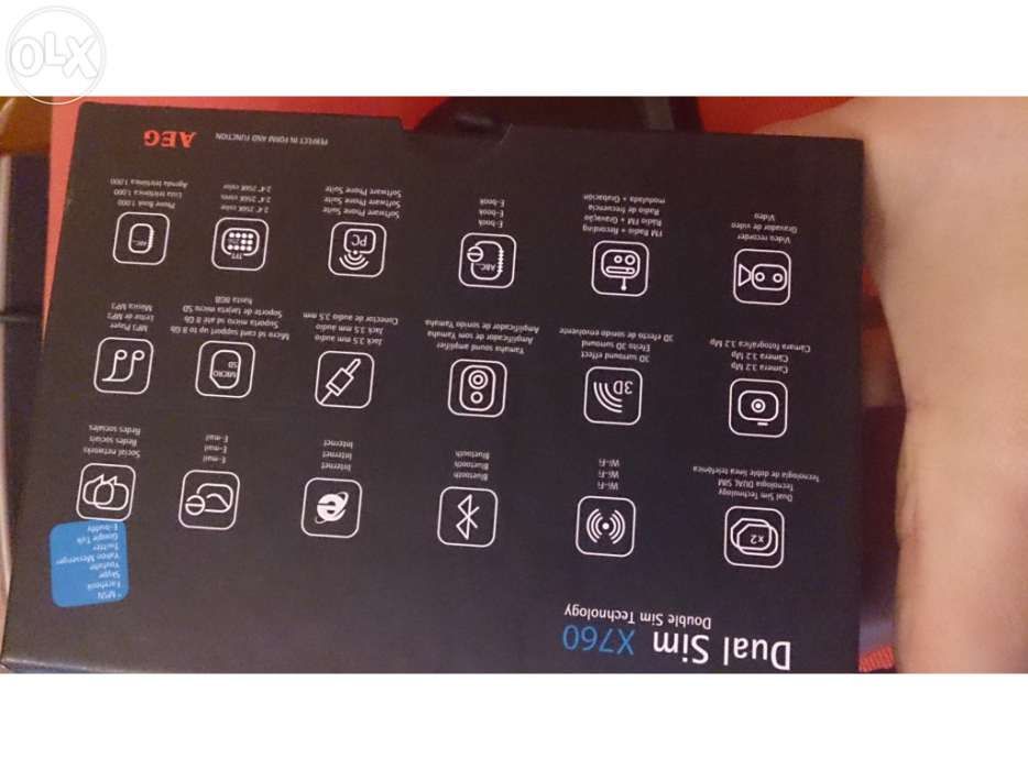 Aeg x760 dual sim