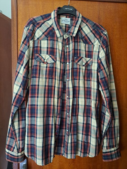 Camisa xadrez homem
