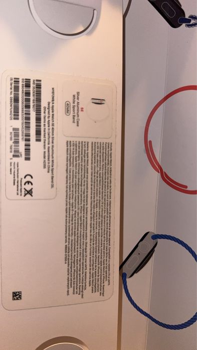 Apple watch SE 40mm srebrny