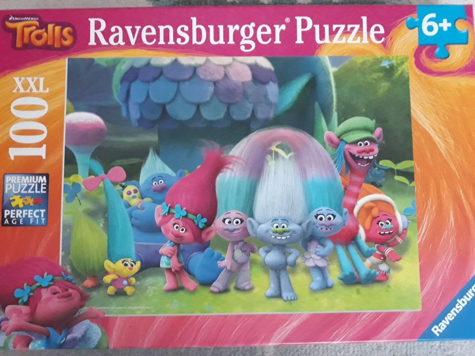 Puzzle Trolls XXL 100 sz.wersja premium
