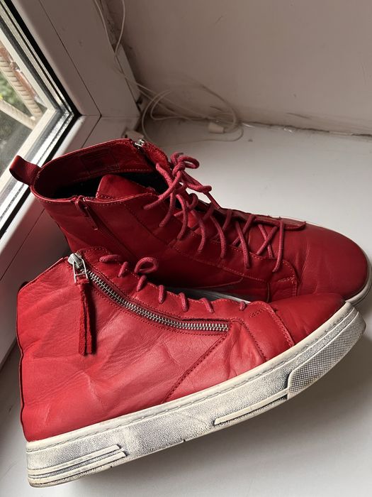 Кожаные ботинки Manitu, размер 42, стелька 26 см