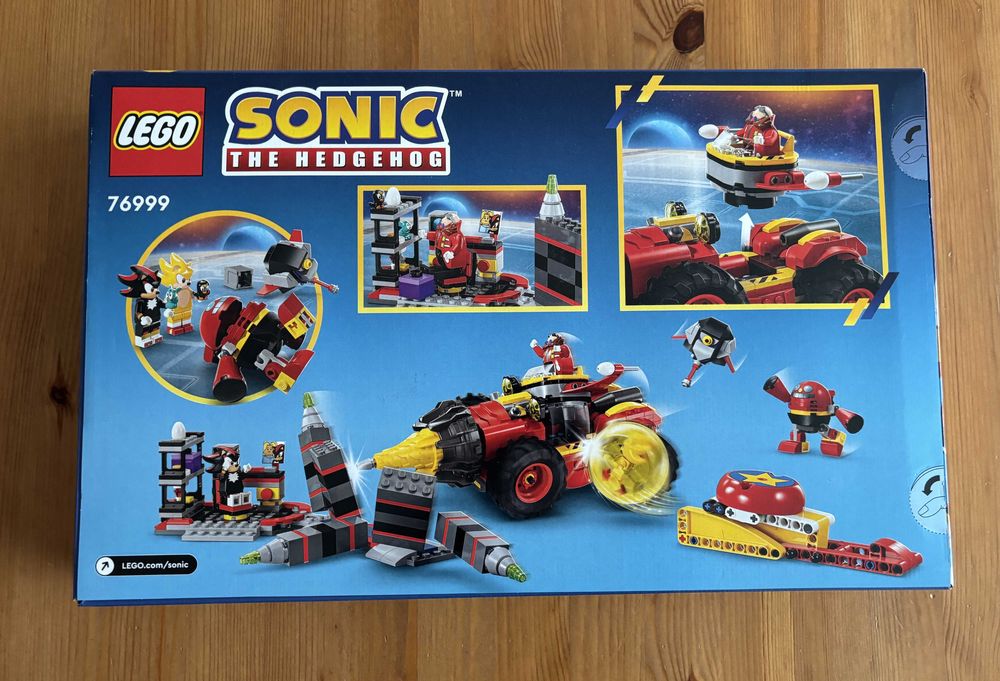 Lego 76999 Sonic the Hedgehog Aventura no Avião do Tails (Novo/Selado)
