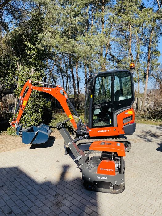 Usługi koparka 9t, minikoparka 2t prace ziemne, wiertnica, młot