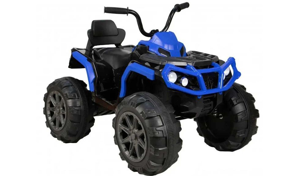 Дитячий електроквадроцикл Spoko електромотоцикл синій електромобіль
