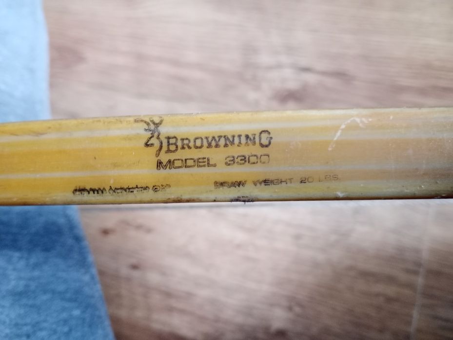 Łuk klasyczny vintage BROWNING archery mode 3300 l