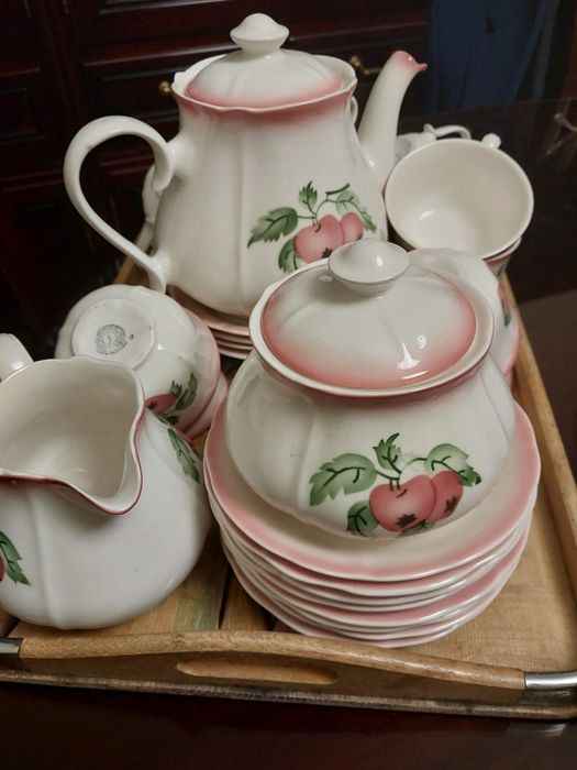 Serviço de chá loiça de sacavem