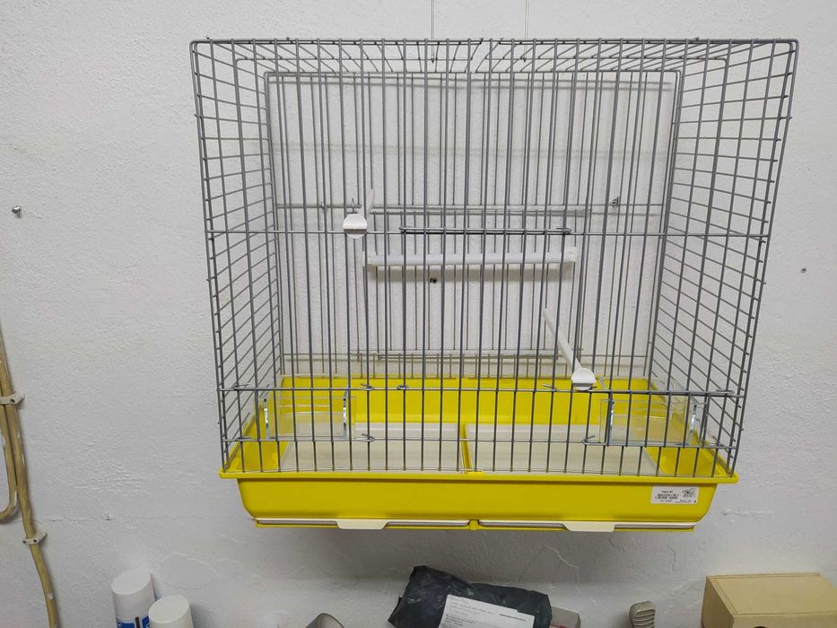 NOVO - Gaiola ZINCADA Aves domesticadas, gaiola caturra, ring-neck