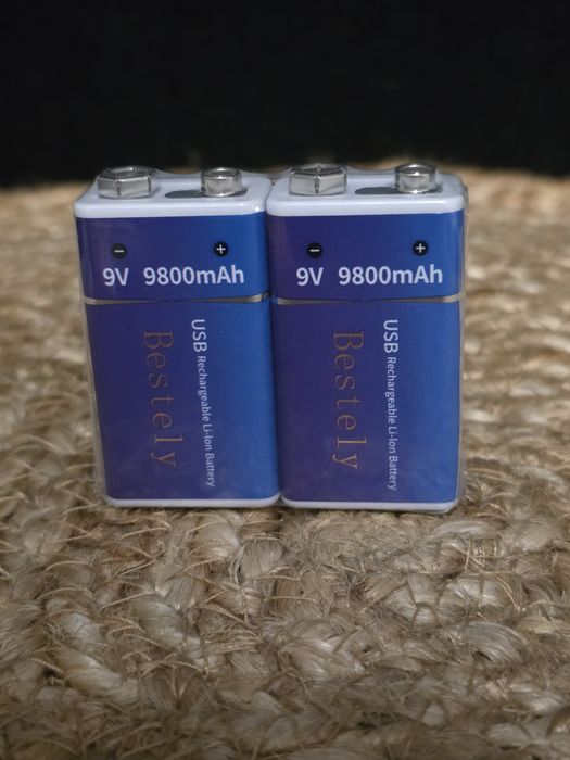 Bateria recargavel 9v.