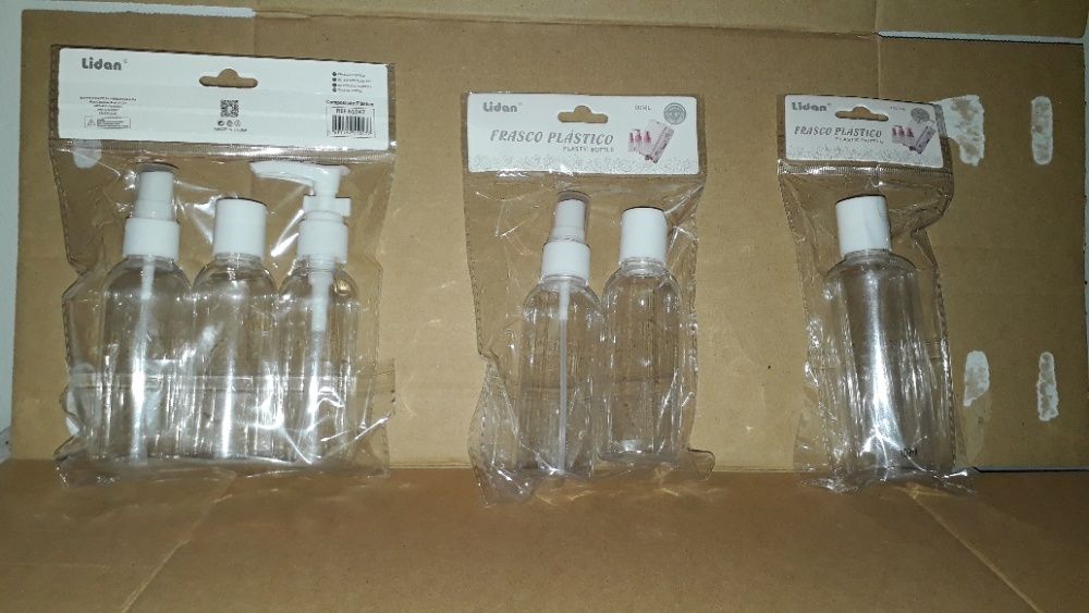 Frascos Viagem-Gel Desinfectante