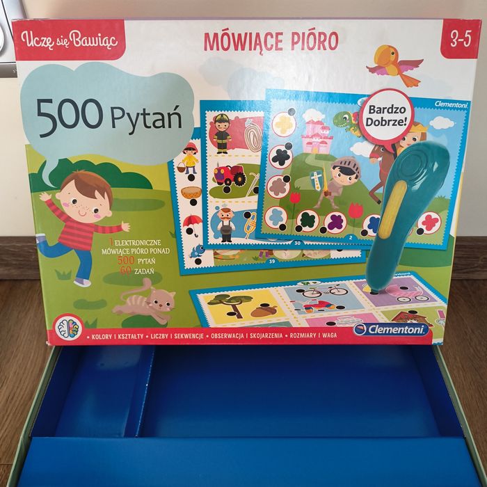 500 pytań mówiące pióro clemetoni