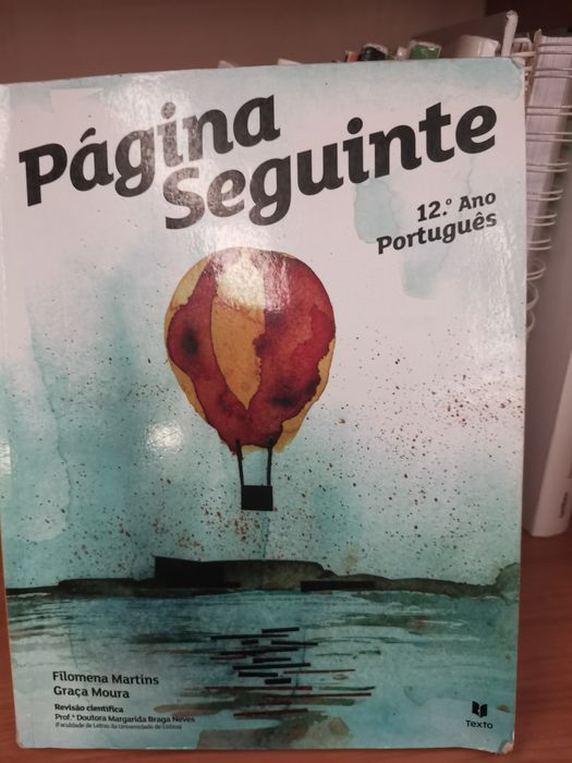 Manual e caderno atividades de português 12ano "Página seguinte"