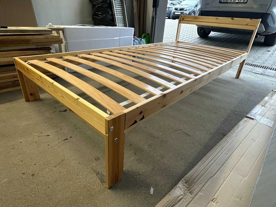 Łóżko IKEA rama + materac 90x200 cm