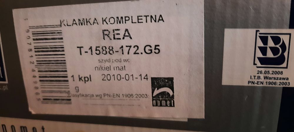 Klamka łazienkowa Nomet