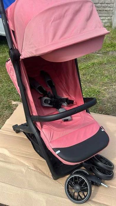 Wózek spacerowy dla dzieci różowy Nubi 2 Kinderkraft