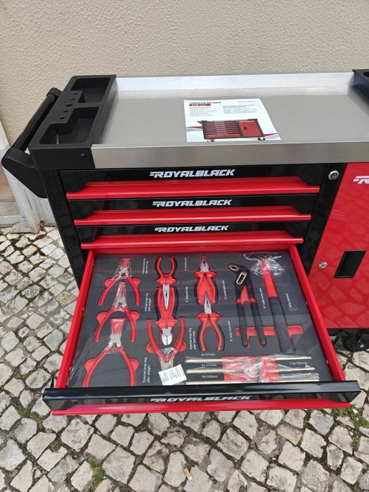 Carrinho de 7/6 gavetas cheias XXL