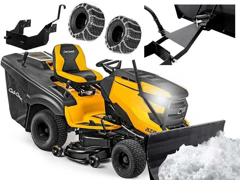 Cub Cadet XT2 QR106 kawasaki zestaw zimowy pług łańcuchy