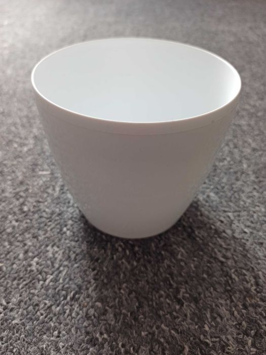 Doniczka Magnolia 120 mm biała Lamela