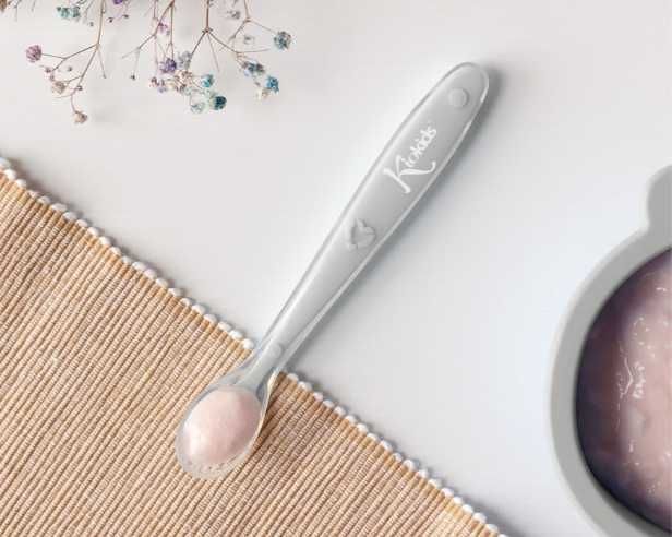 Colher step 1 rosa azul ou cinza