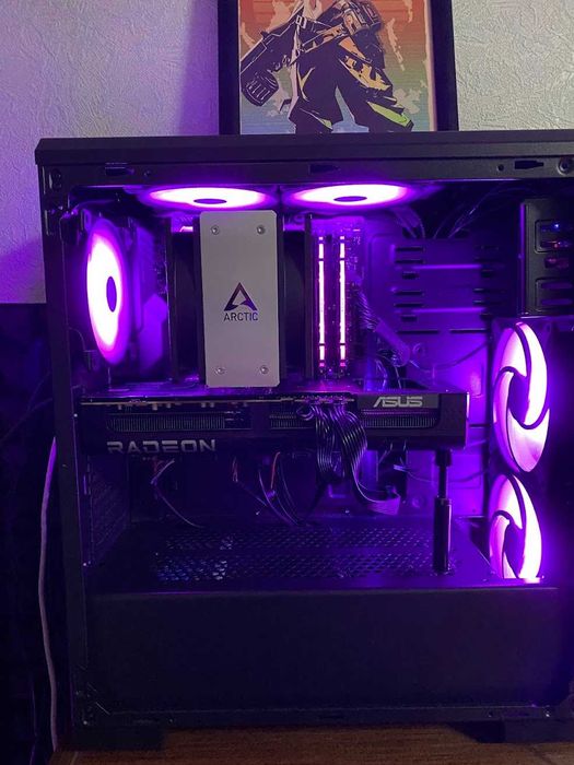 Ігровий копмютер r7 5800x rx9070 ram 32gb