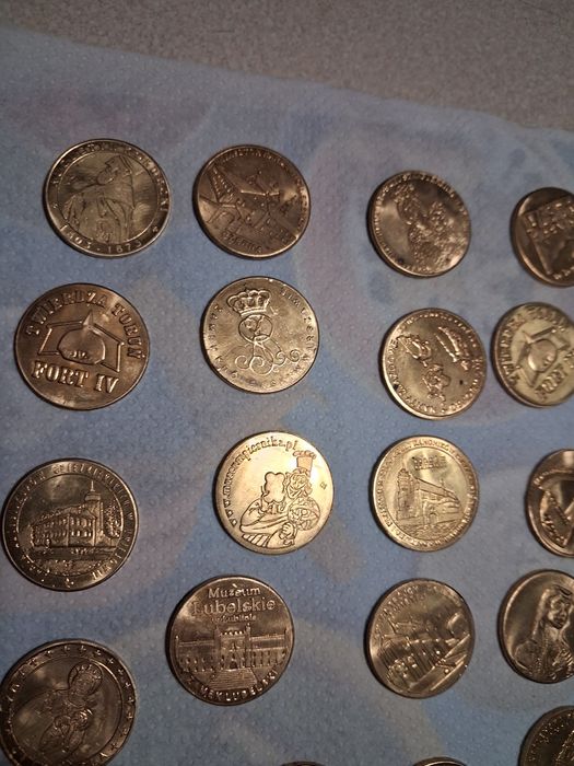 Medale pozłacane 24 karatowym złotem