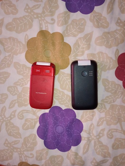 Надійний телефон-розкладачка Doro PhoneEasy 624 (Червоний)