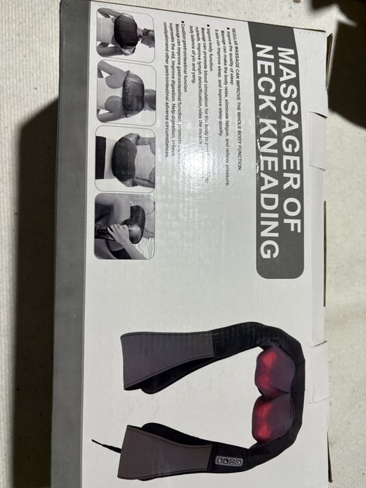 Masażer karku szyi ramion elektryczny kołnierz