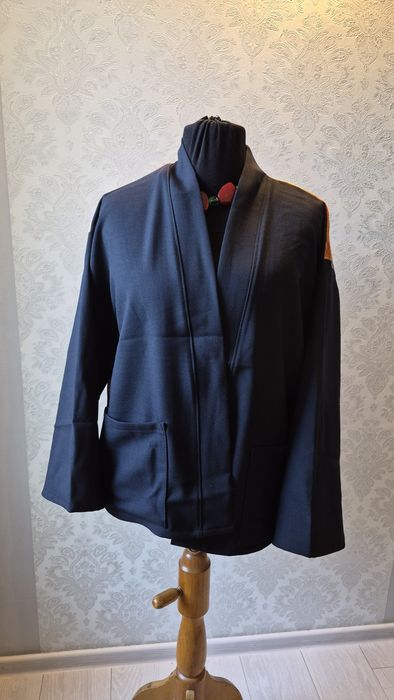 Marynarka z badrukuemobrazem kimono unikat narzutka  38,40,42
