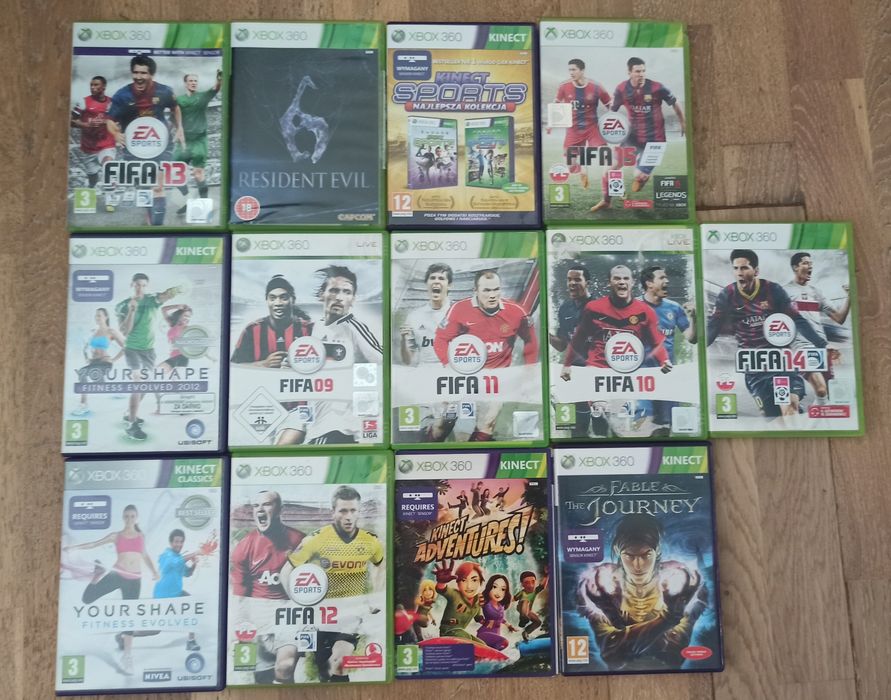 Gry Xbox 360 FIFA, Dragonage, Dishonored, Resident Evil, Metro... OPIS