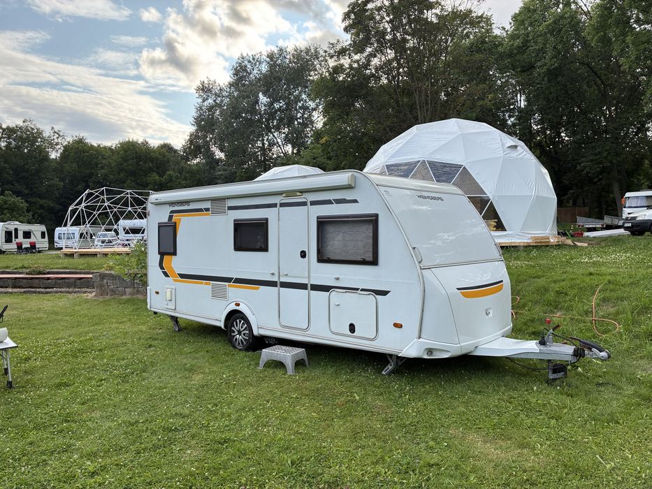 Przyczepa kempingowa Weinsberg 500 QDK  9 osób ,2018 mover ,markiza  thule,stan idealny