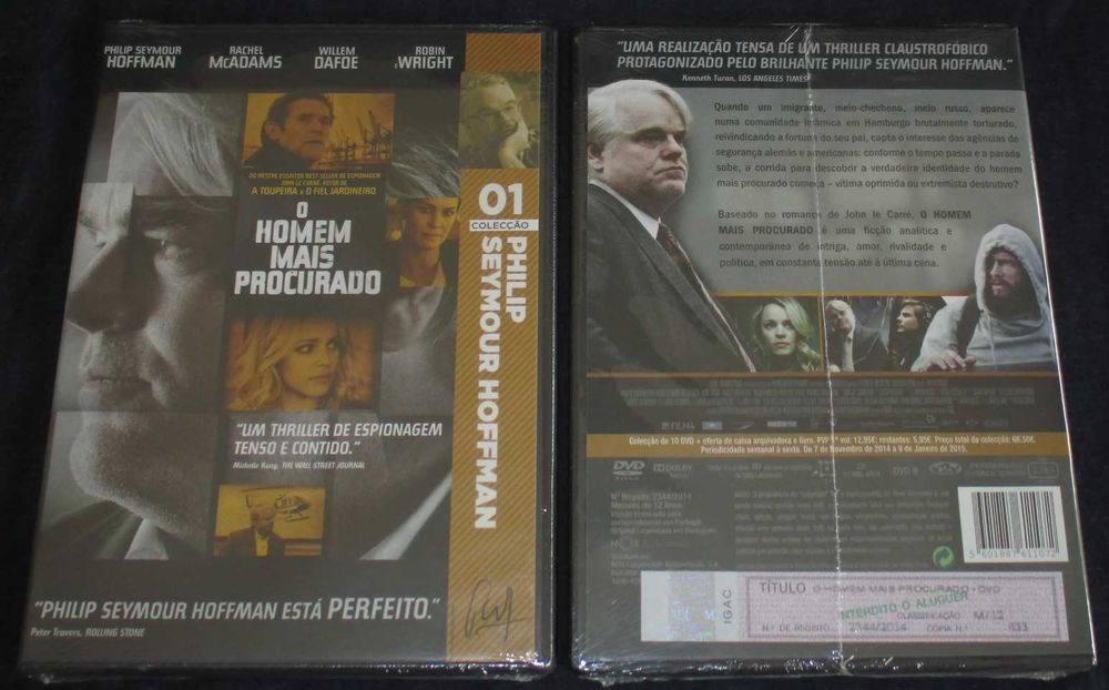 DVD Filme O Homem Mais Procurado Novo Selado