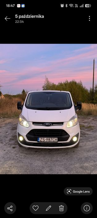 Ford Transit Custom Long  2.2  125 km, 9 osobowy