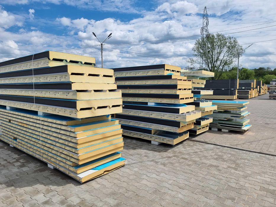 Płyta warstwowa obornicka Prekon Płyty PUR ścienne i dachowe NOWE