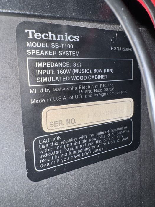 Technics sb-t100