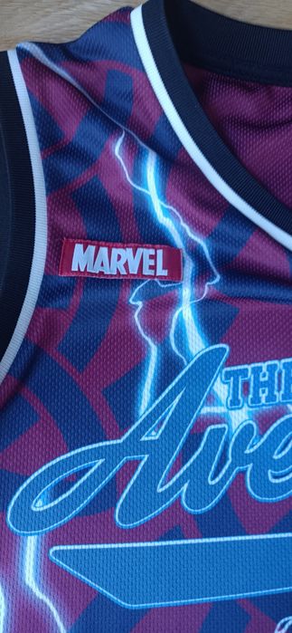 Unikat Koszulka Marvel Avengers Thor Mjölnir Jersey Basketball roz. M